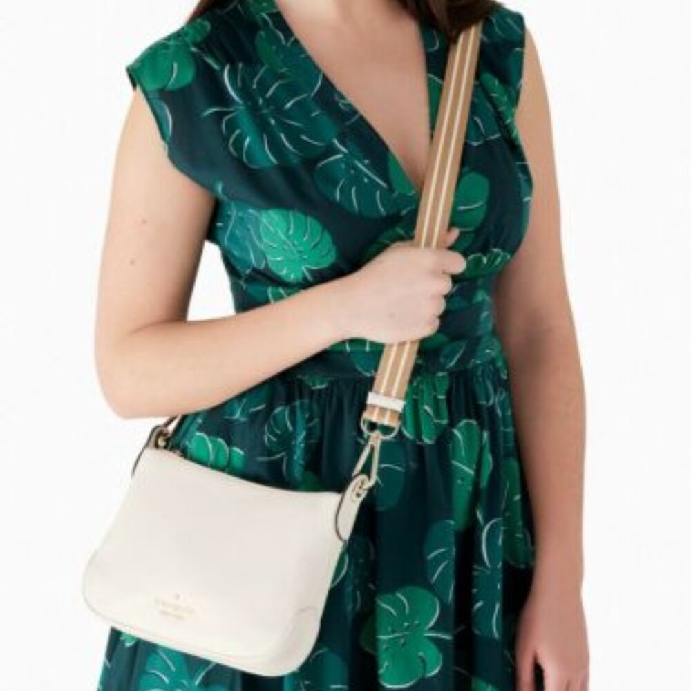 Kate Spade Rosie Crossbody Ivory Leather WKR00630 Parchment NWT